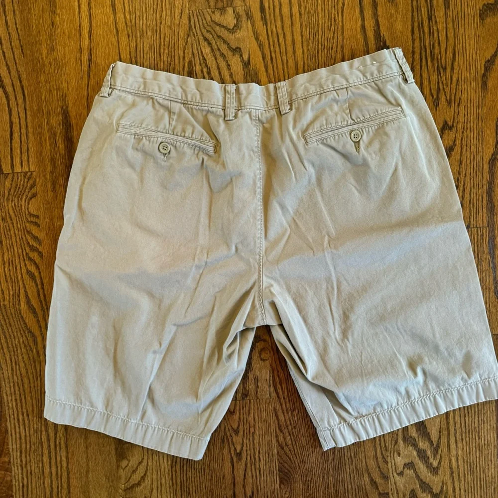 J.Crew Club Chino Shorts Mens 36 Khaki Cotton 10.5”